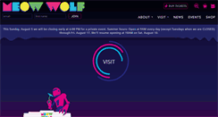 Desktop Screenshot of meowwolf.com